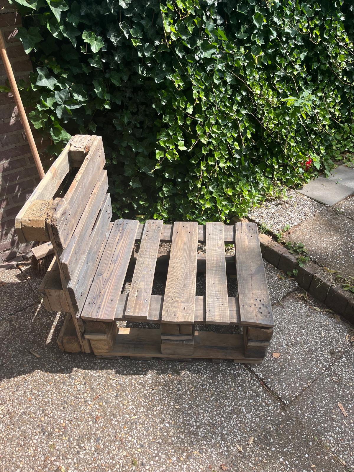 Palletbank, eigen ontwerp